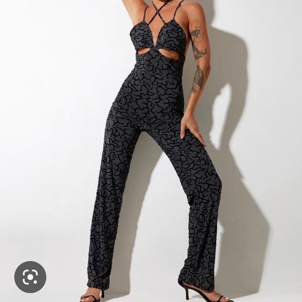 motel rocks ravey jumpsuit